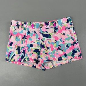 Lilly Pulitzer Youth Mini Callahan Short Multi Pina Colada Club Print Girl's 12